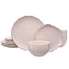 Chateau Pink 12 Piece Dinnerware Set, Service For 4 -Kitchen Supplies Shop chateau pink 12 piece dinnerware set service for 4 5296079 9
