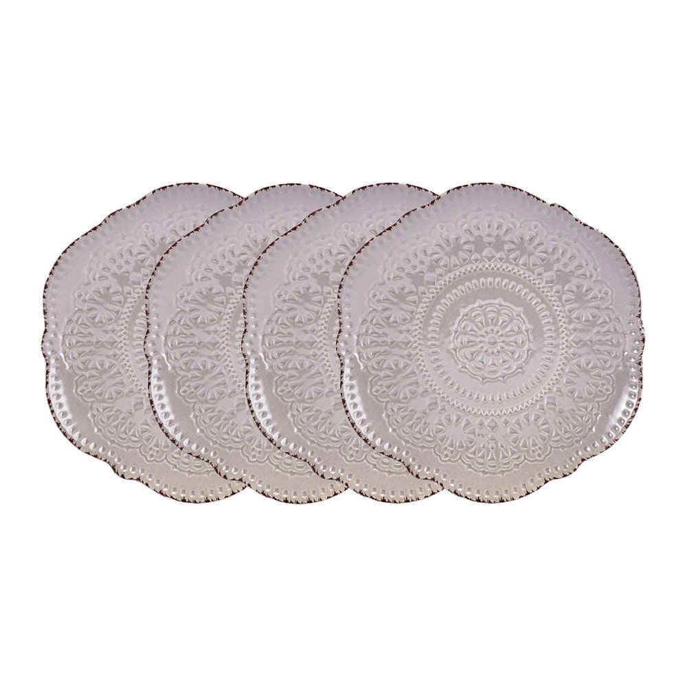 Chateau Smoke Set Of 4 Salad Plates 3 Chateau Smoke Set Of 4 Salad Plates