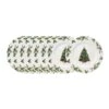 Christmas Day Set Of 8 Salad Plates