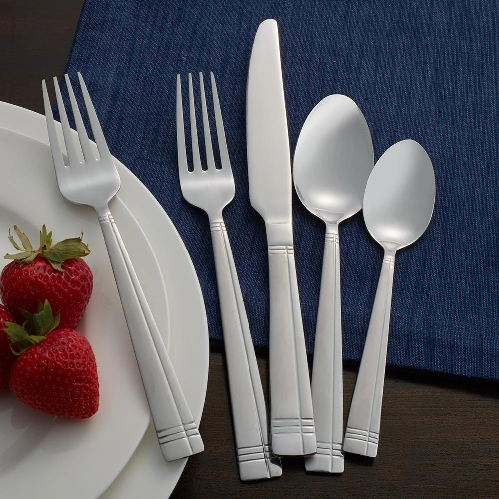 Dawson Frost 20 Piece Flatware Set, Service For 4 4 Dawson Frost 20 Piece Flatware Set, Service For 4 - Image 2