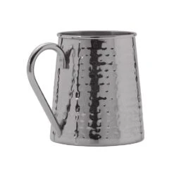Drew And Jonathan Stainless Hammered Set Of 2 Beer Mugs -Kitchen Supplies Shop drew and jonathan stainless hammered set of 2 bar rmugs 5288508 3