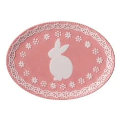 Easter Bunny Oval Platter