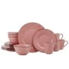 Flamingo Pink 16 Piece Dinnerware Set, Service For 4 -Kitchen Supplies Shop flamingo pink 16 piece dinnerware set service for 4 5274259 1