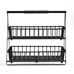 Flax 2 Tier Storage Basket 13 Flax 2 Tier Storage Basket -Kitchen Supplies Shop flax 2 tier storage basket 5293509 6