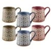 Floral Set Of 6 Mugs, Assorted 1 Floral Set Of 6 Mugs, Assorted -Kitchen Supplies Shop floral set of 6 mugs assorted 5282145 1