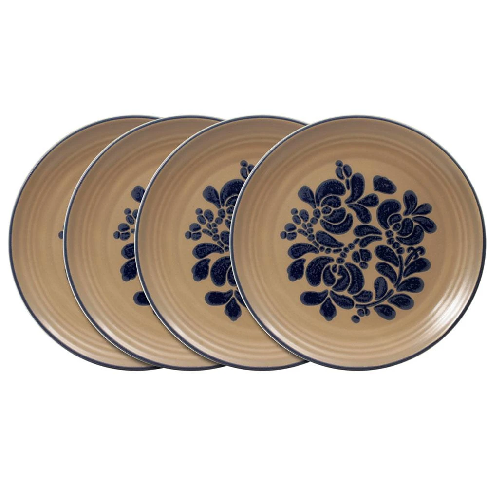 Folk Art® Set Of 4 Dinner Plates 3 Folk Art® Set Of 4 Dinner Plates