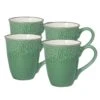 French Lace Set Of 4 Green Mugs 2 French Lace Set Of 4 Green Mugs -Kitchen Supplies Shop french lace set of 4 green mugs K45211170 1