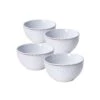 French Lace White Set Of 4 Fruit Bowls -Kitchen Supplies Shop french lace white set of 4 fruit bowls 5277677 1
