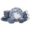 Gabriela Blue 16 Piece Dinnerware Set, Service For 4 -Kitchen Supplies Shop gabriela blue 16 piece dinnerware set service for 4 5216941 4