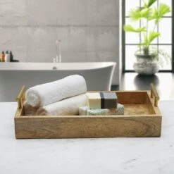 Galini Chevron Mango Wood Serve Tray -Kitchen Supplies Shop galini chevron mango wood serve tray 5286836 3