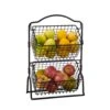 Grid 2 Tier Storage Basket -Kitchen Supplies Shop grid 2 tier storage basket 5292301 1