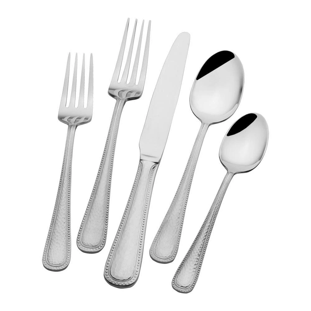 Halston 42 Piece Flatware Set, Service For 8 3 Halston 42 Piece Flatware Set, Service For 8