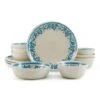Hayden Blue 12 Piece Dinnerware Set, Service For 4 -Kitchen Supplies Shop hayden blue 12 piece dinnerware set service for 4 5287915 1