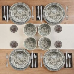 Hayden Grey 12 Piece Dinnerware Set, Service For 4 -Kitchen Supplies Shop hayden grey 12 piece dinnerware set service for 4 5287913 3