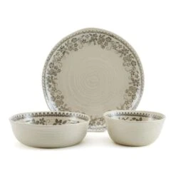 Hayden Grey 12 Piece Dinnerware Set, Service For 4 -Kitchen Supplies Shop hayden grey 12 piece dinnerware set service for 4 5287913 8