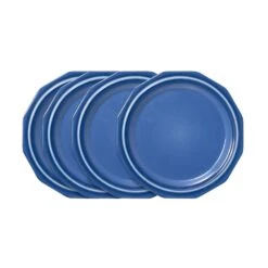 Heritage Blue Set Of 4 Outdoor Melamine Salad Plates