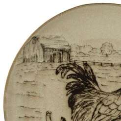 Homespun Rooster 16 Piece Dinnerware Set, Service For 4 -Kitchen Supplies Shop homespun rooster 16 piece dinnerware set service for 4 5177076 2