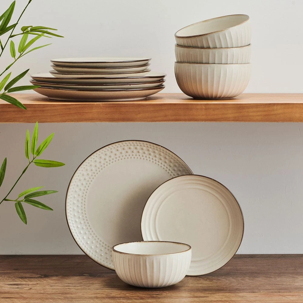 Janelle 12 Piece Dinnerware Set, Service For 4 5 Janelle 12 Piece Dinnerware Set, Service For 4 - Image 3