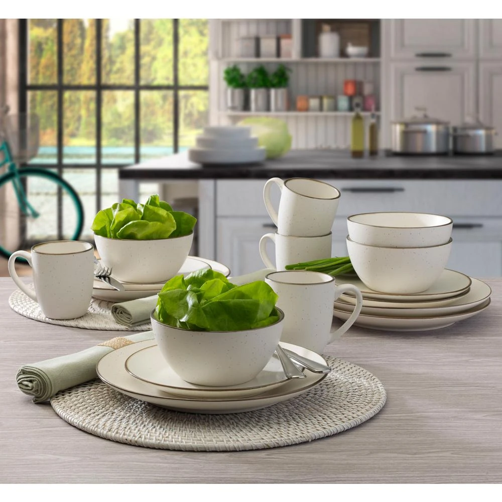 Juliana Cream 16 Piece Dinnerware Set, Service For 4 4 Juliana Cream 16 Piece Dinnerware Set, Service For 4 - Image 2