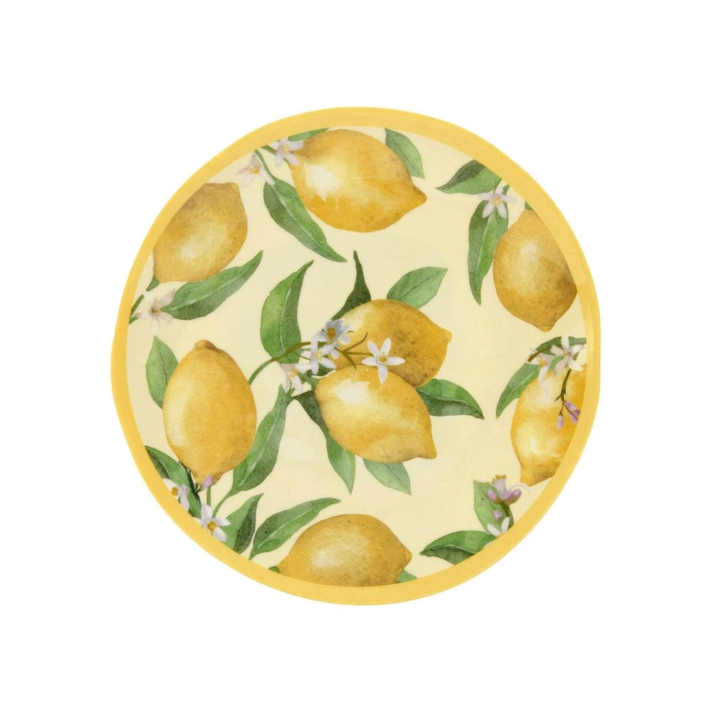 Lemons Outdoor Melamine Dinnerware Set 9 Lemons Outdoor Melamine Dinnerware Set - Image 7