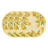 Lemons Set Of 4 Outdoor Melamine Dinner Plates -Kitchen Supplies Shop lemons set of 4 melamine dinner plates K45293375 1