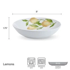 Lemons Set Of 4 Pasta Bowls -Kitchen Supplies Shop lemons set of 4 pasta bowls 5293617 3