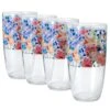 Merisella® Set Of 4 Acrylic Tumblers -Kitchen Supplies Shop merisella set of 4 acrylic tumblers K45248240 1