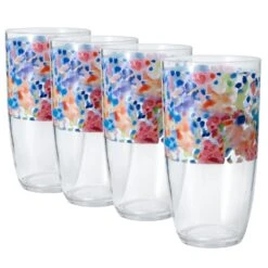 Merisella® Set Of 4 Acrylic Tumblers