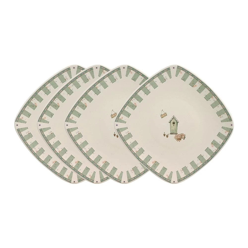 Naturewood® Set Of 4 Square Salad Plates 3 Naturewood® Set Of 4 Square Salad Plates