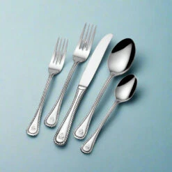 Nautical 20 Piece Flatware Set, Service For 4