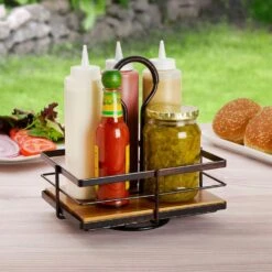 Nova Rotating Condiment Caddy -Kitchen Supplies Shop nova rotating condiment caddy 5270309 4