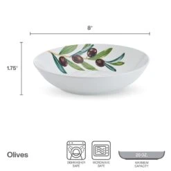 Olives Set Of 4 Pasta Bowls -Kitchen Supplies Shop olives set of 4 pasta bowls 5293621 3