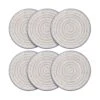 Gray Line Set Of 6 Salad Plates -Kitchen Supplies Shop pad print gray line set of 6 salad plates 5212932K 1