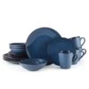Pierce Blue 16 Piece Dinnerware Set, Service For 4 -Kitchen Supplies Shop pierce blue 16 piece dinnerware set service for 4 5281779 1