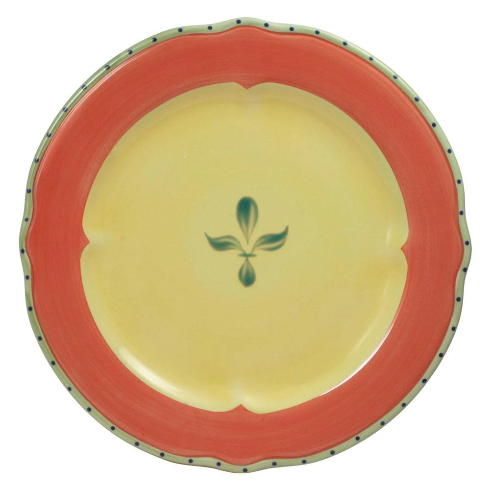 Pistoulet® Dinner Plate With Red Band 3 Pistoulet® Dinner Plate With Red Band