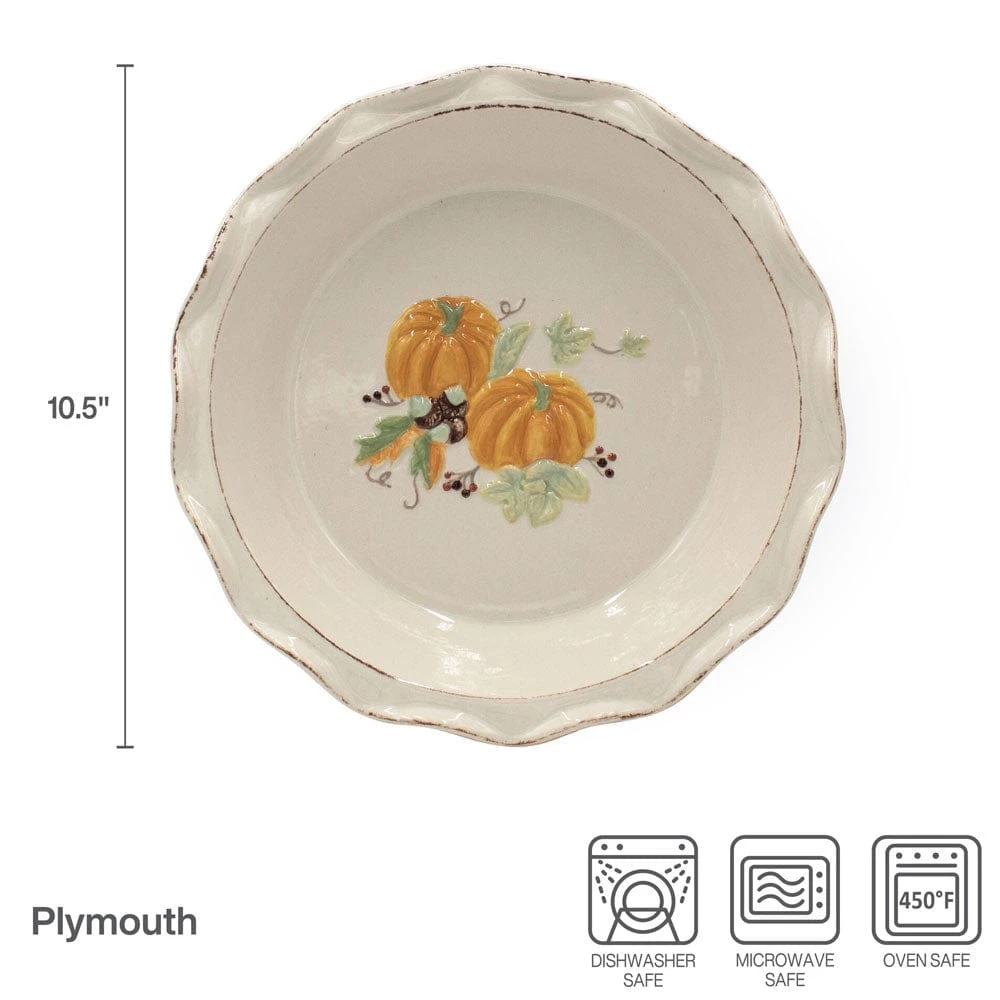 Plymouth Pie Plate 7 Plymouth Pie Plate - Image 5