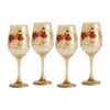 Plymouth Set Of 4 Leaf Luster Wine Glasses 1 Plymouth Set Of 4 Leaf Luster Wine Glasses -Kitchen Supplies Shop plymouth set of 4 leaf luster wine glasses 5239896 1