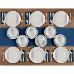 Preslie 18 Piece Dinnerware Set, Service For 6 -Kitchen Supplies Shop preslie 18 piece dinnerware set service for 6 5287309 3
