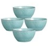 Remembrance Teal Set Of 4 Soup Cereal Bowls -Kitchen Supplies Shop remembrance teal set of 4 soup cereal bowls K45179999 1