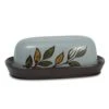 Rustic Leaves Covered Butter Dish -Kitchen Supplies Shop rustic leaves covered butter dish 5160513 1
