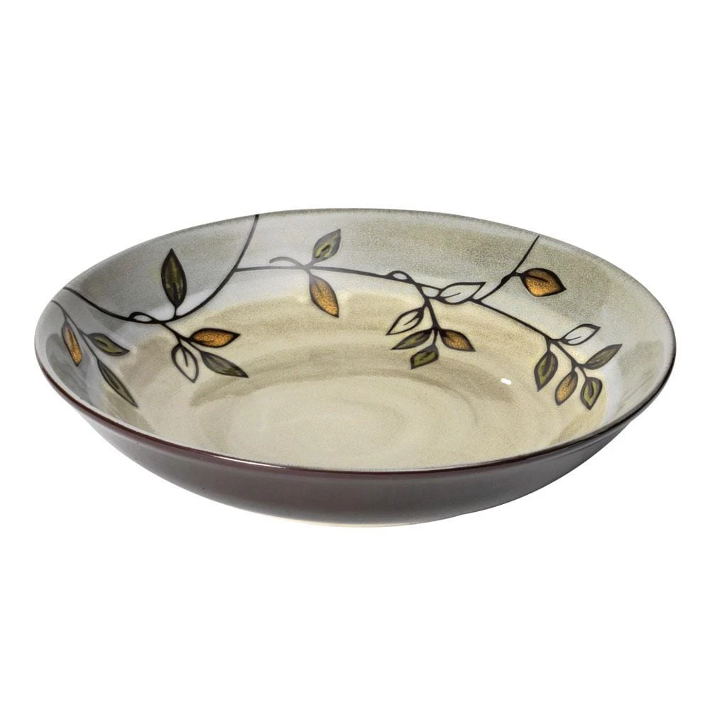Rustic Leaves Pasta Serve Bowl 3 Rustic Leaves Pasta Serve Bowl