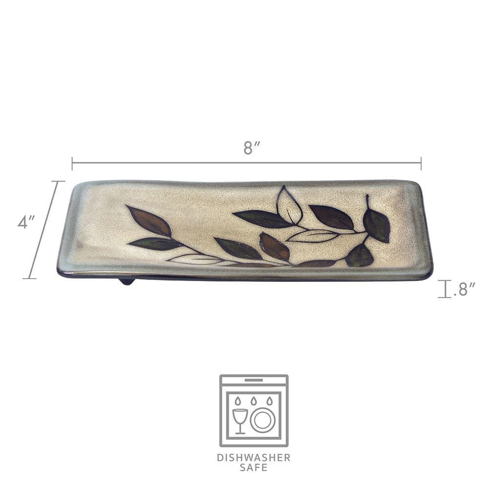 Rustic Leaves Spoon Rest 5 Rustic Leaves Spoon Rest - Image 3