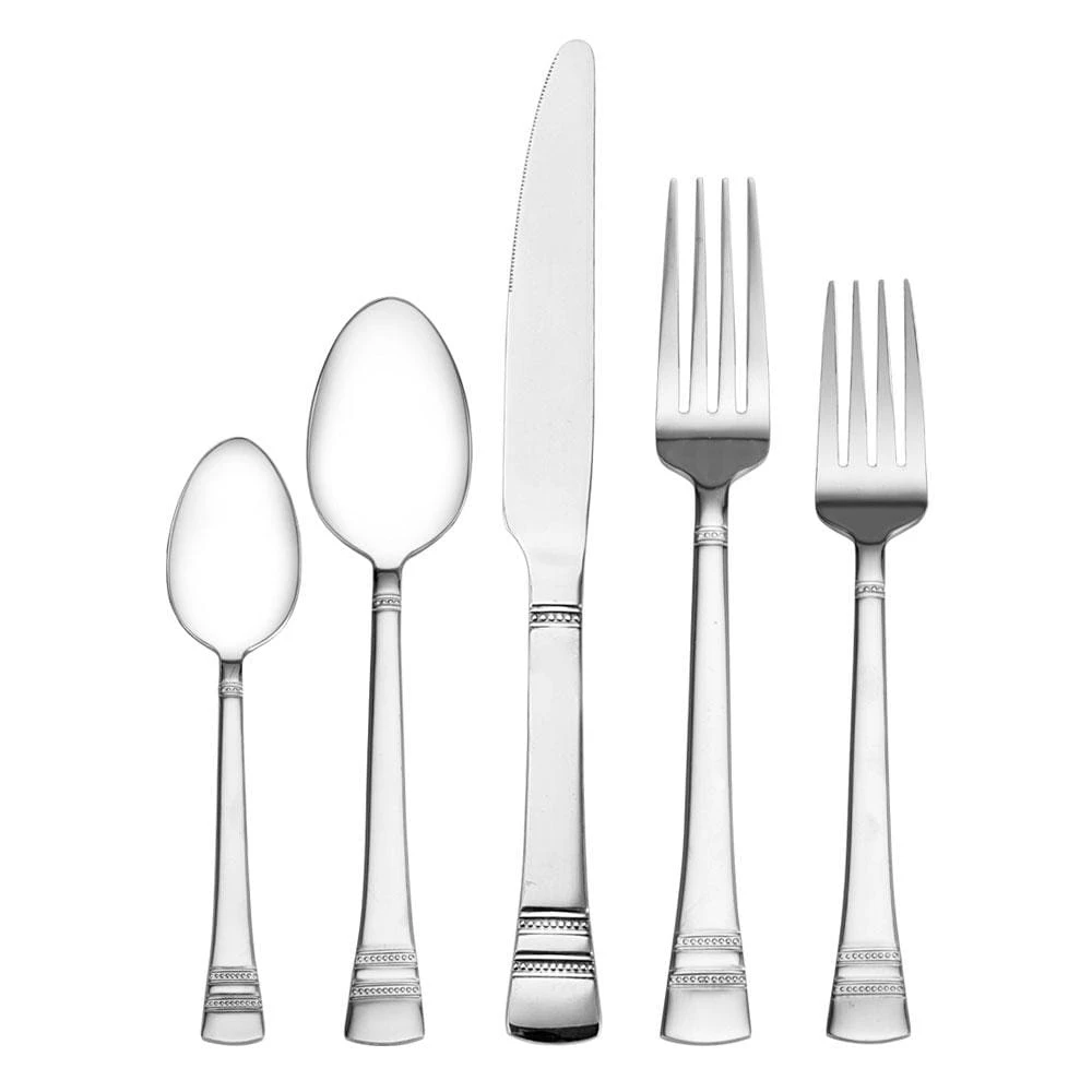 Sapphire Bay 53 Piece Flatware Set, Service For 8 3 Sapphire Bay 53 Piece Flatware Set, Service For 8