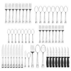 Sapphire Bay 53 Piece Flatware Set, Service For 8 10 Sapphire Bay 53 Piece Flatware Set, Service For 8 -Kitchen Supplies Shop sapphire bay 53 piece flatware set service for 8 5094244 3