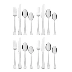 Scott Living Faye 16 Piece Flatware Set, Service For 4 -Kitchen Supplies Shop scott living faye 16 piece flatware set service for 4 5293623 6
