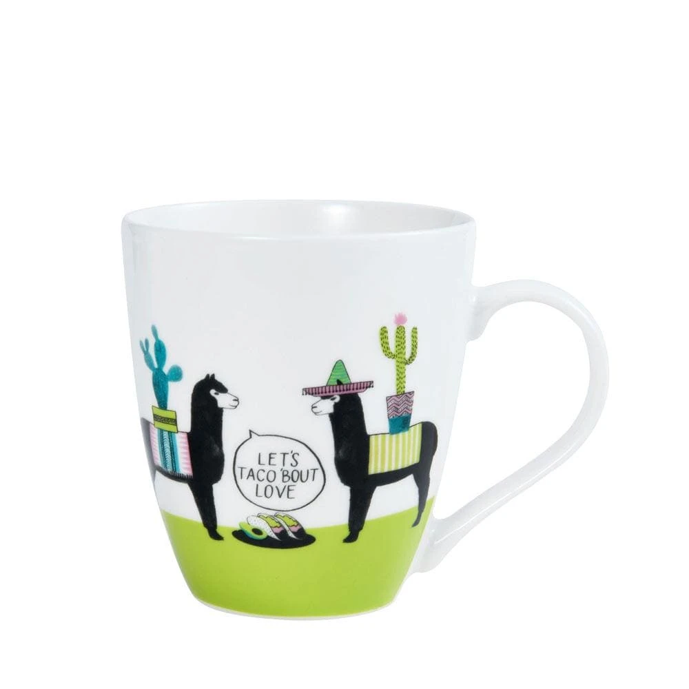 Sentiment Mugs Lets Taco Bout Love Llama Mug 3 Sentiment Mugs Lets Taco Bout Love Llama Mug