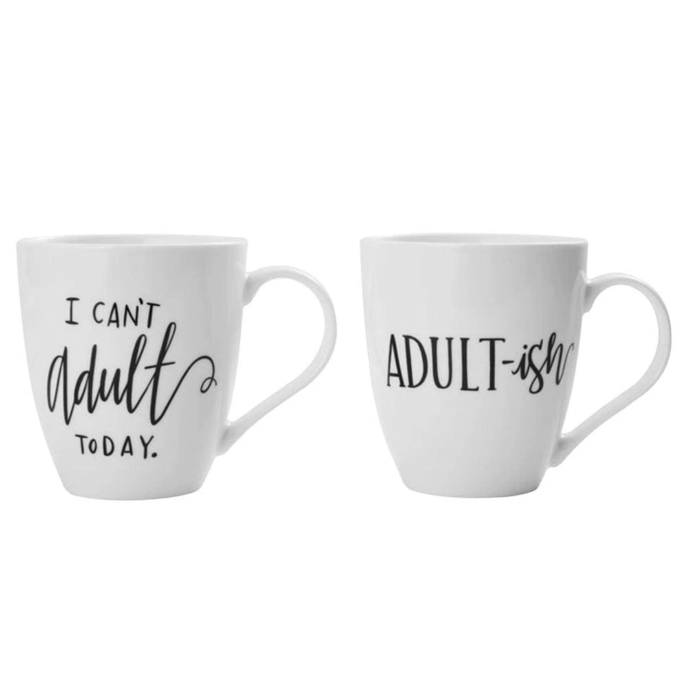 Sentiment Mugs Set Of 2 Adult Mugs 3 Sentiment Mugs Set Of 2 Adult Mugs