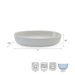 Burrito Set Of 4 Small Oval Bowls -Kitchen Supplies Shop set of 4 fruit size white burrito bowls 5290218 6