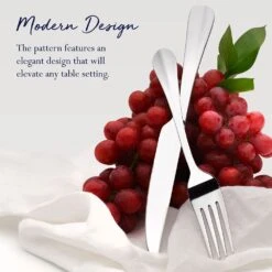 Simplicity 42 Piece Flatware Set, Service For 8 -Kitchen Supplies Shop simplicity 42 piece flatware set service for 8 5216498 3