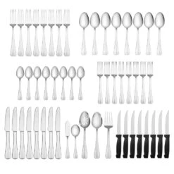 Simplicity 53 Piece Flatware Set, Service For 8 -Kitchen Supplies Shop simplicity 53 piece flatware set service for 8 5051756 3